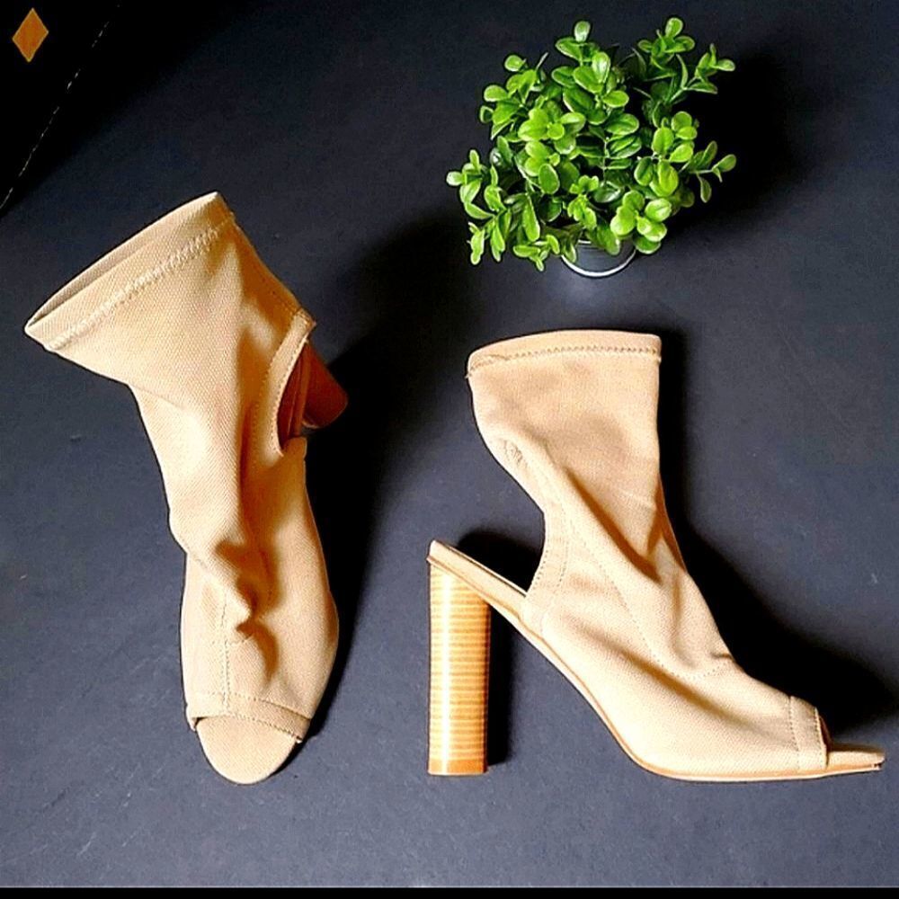 Ego Tan Knitted Heels